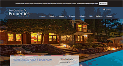 Desktop Screenshot of bestcroatianproperties.com
